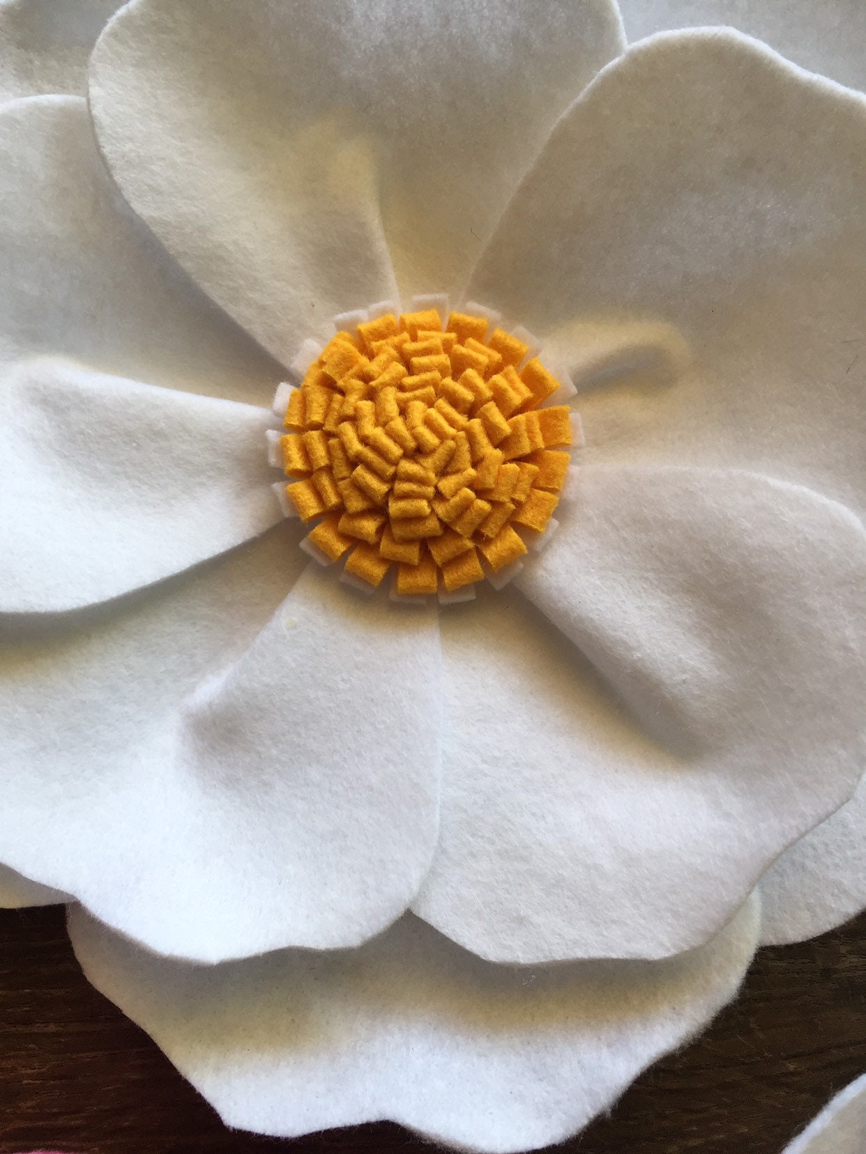 Pink and White Flower Wall Decor Nursery Flower Decor First Etsy