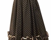 Vintage 70 s Gunne Sax Jessica McClintock Planck White Polk A Dot Tie Sleeveless Bustier Ruffled Prairie Party Maxi Dress