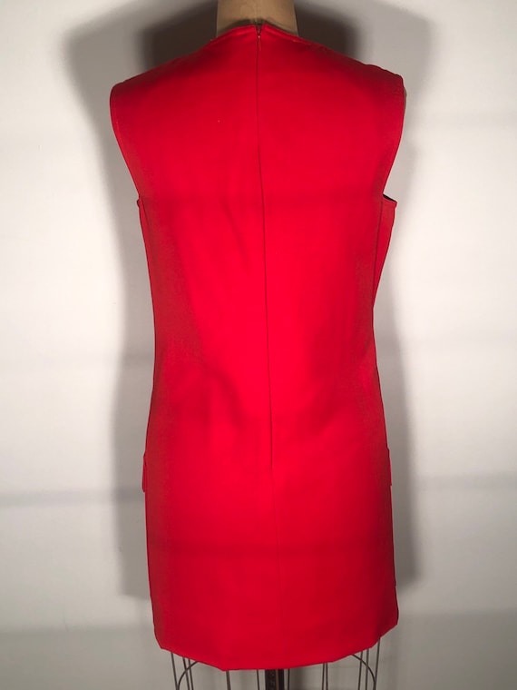 Vintage 90’s Gianna Versace Couture Red Pepper 4 … - image 4