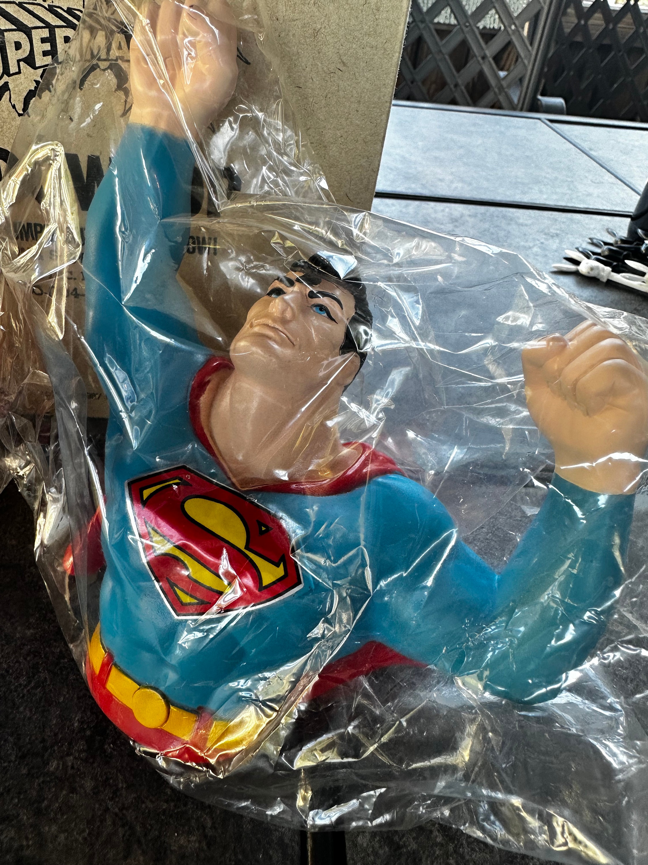 Vintage 1987 DC Comics Bandai Superman Windowpop Car Window