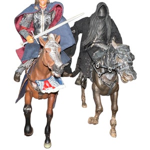 TOYBIZ トイビズ ロード・オブ・ザ・リング 王の帰還 6体set Vintage 2003 Toybiz LOTR Deluxe Horse Rider Set Wringwraith