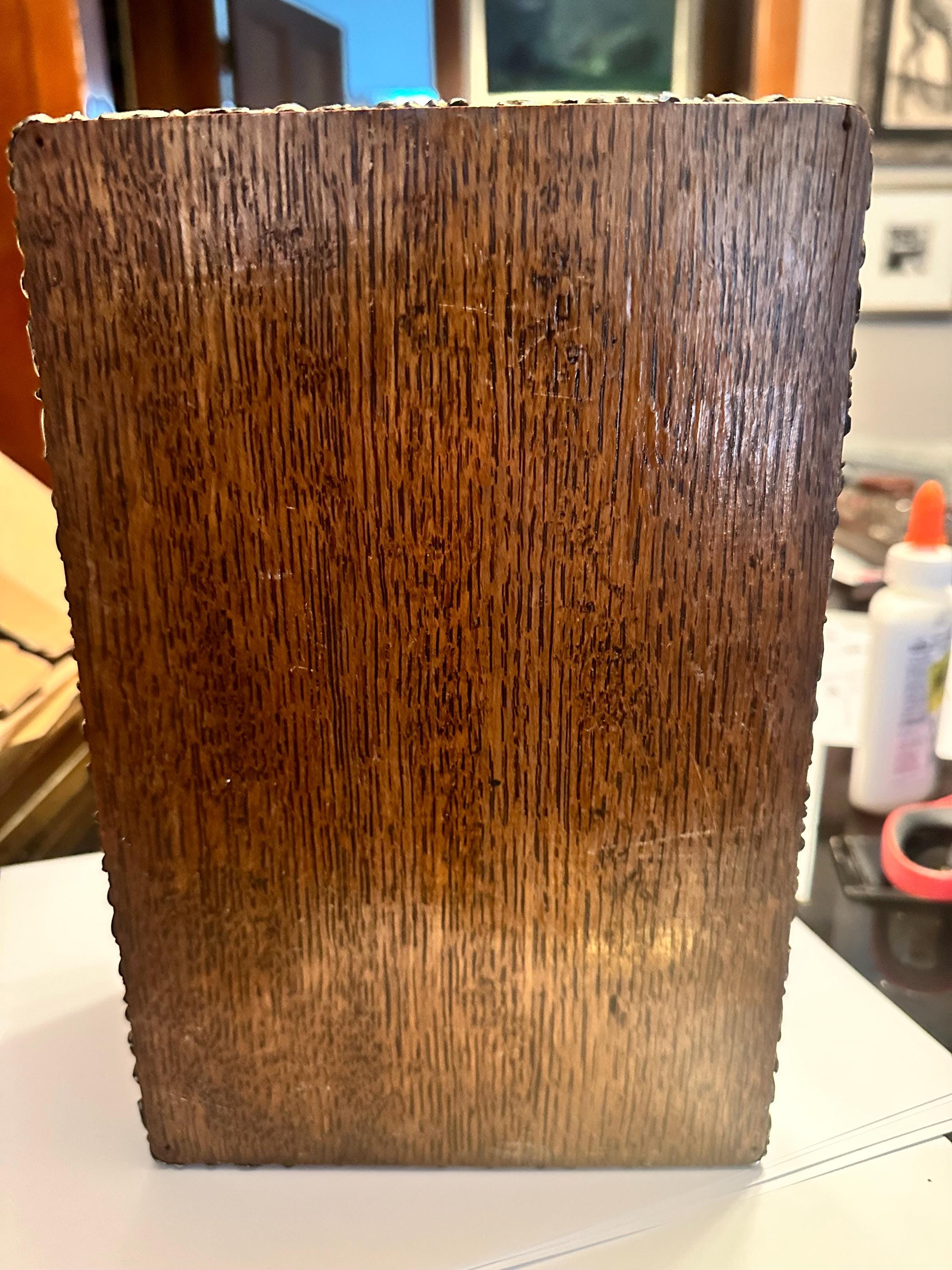 Antique 1893 C.N. Swift New York Heavy Overlay Oak Gigar