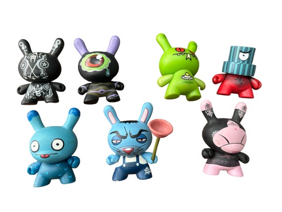 Vintage 2005 Kidrobot Dunny Series 2 Lot of 8 Filth Plumber 2