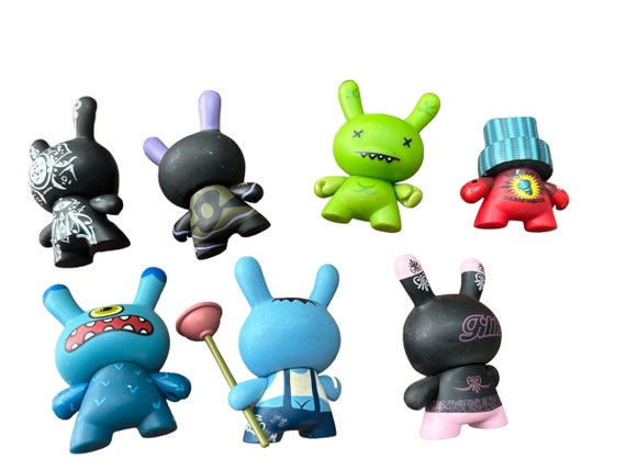 Vintage 2005 Kidrobot Dunny Series 2 Lot of 8 Filth Plumber 2