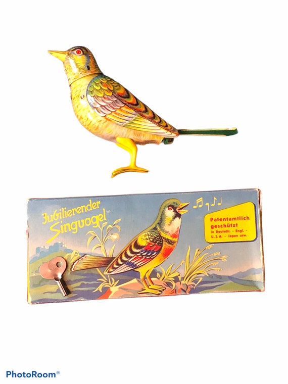 Vintage 50s Kohler Germany Tin Litho Mechanical Wind up Musical