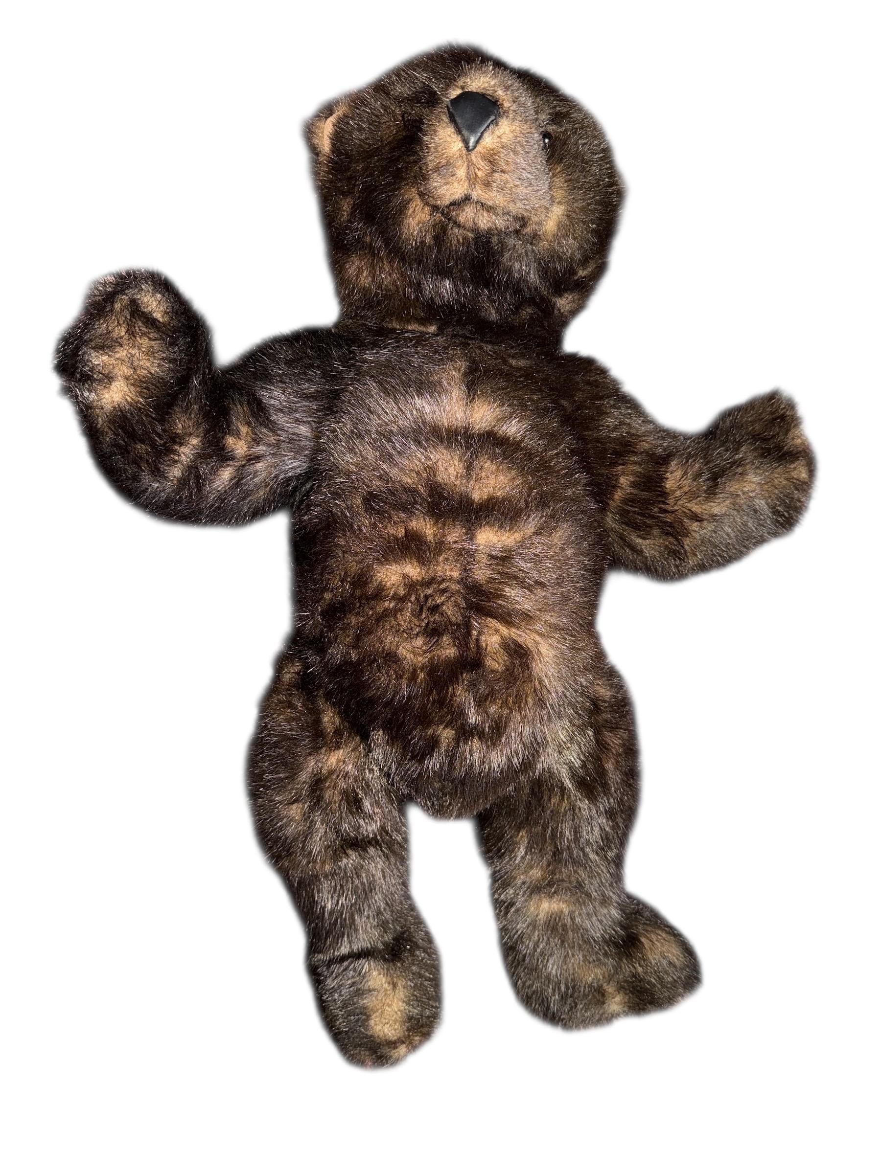 Vintage 90's Ditz by the Hen House 22” Jointed Floopy Soft Grizzly