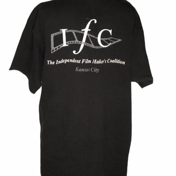 Vintage 90’s IFC International Filmmakers Coalition Kansas City Logo T-Shirt Made In Jamaica