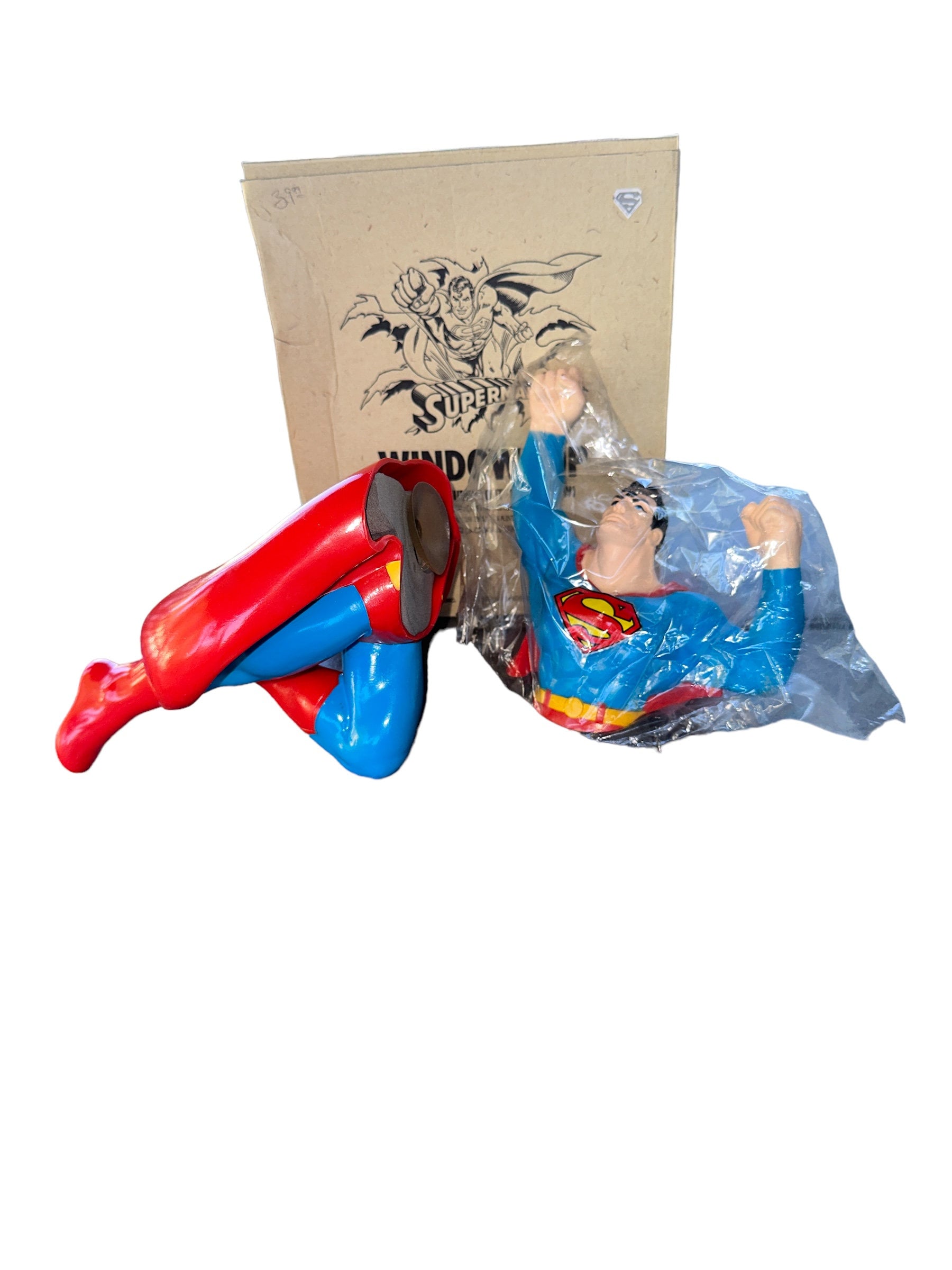 Vintage 1987 DC Comics Bandai Superman Windowpop Car Window