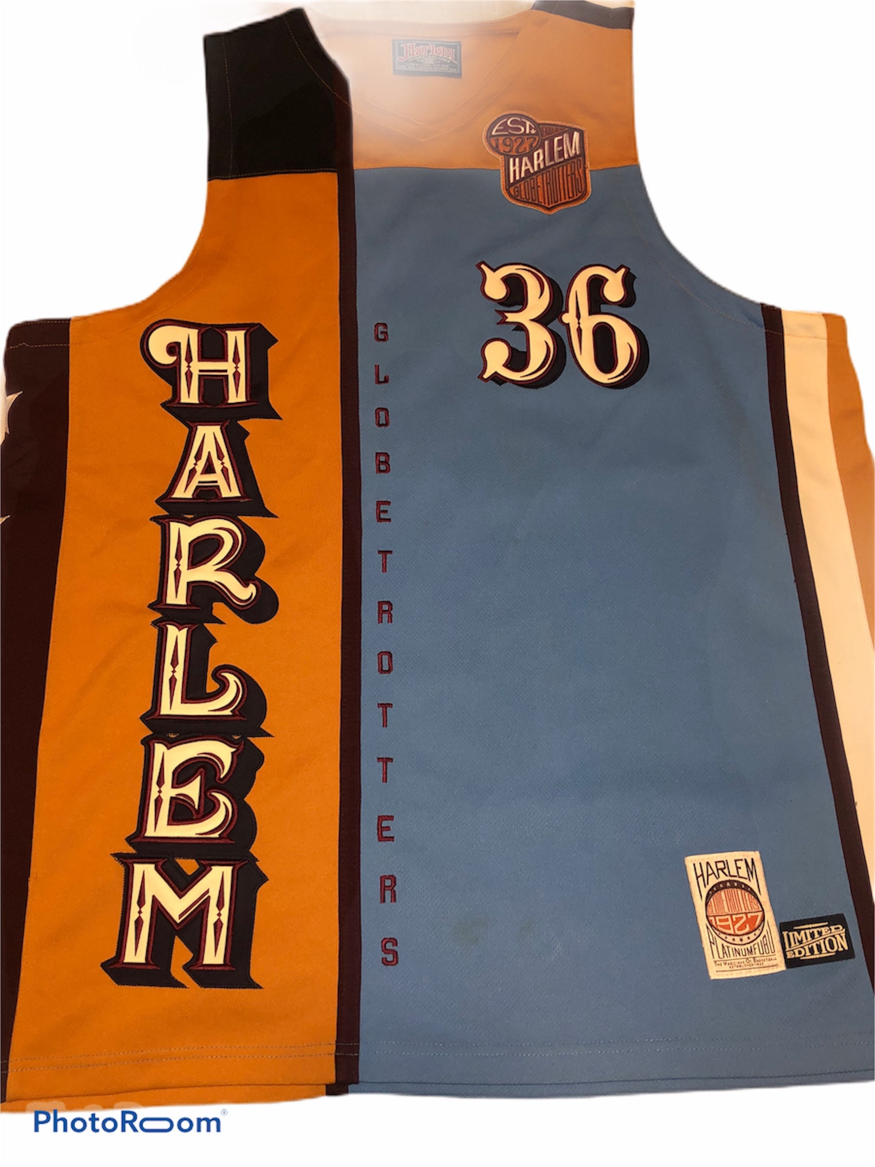 Vintage 90's Harlem Globetrotters #36 Meadowlark Lemon All Vintage 90's Harlem Globetrotters #36 Meadowlark Lemon All