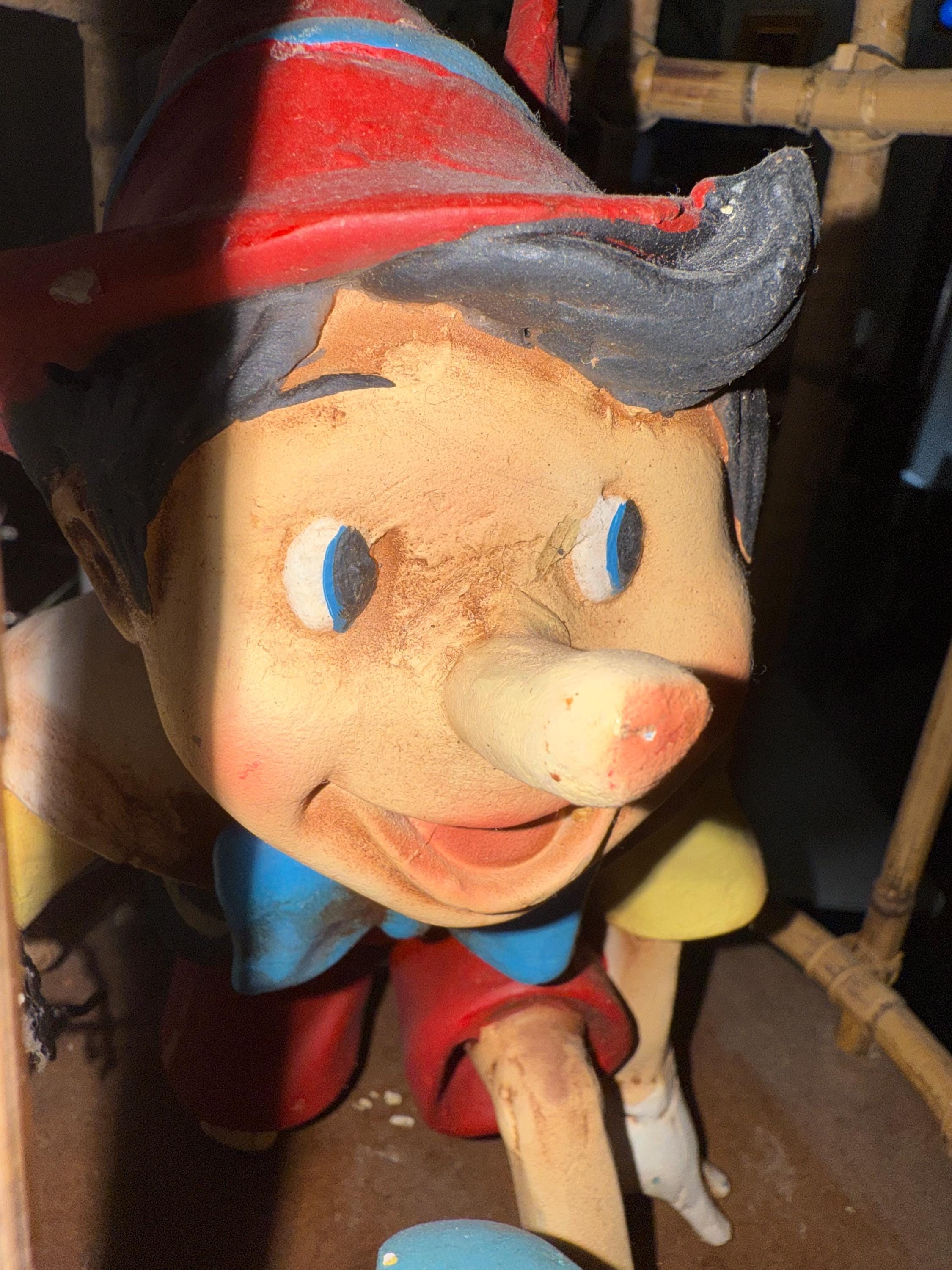 Vintage 1998 Yab Designs 10” Pinocchio 5” Jiminy Cricket 18