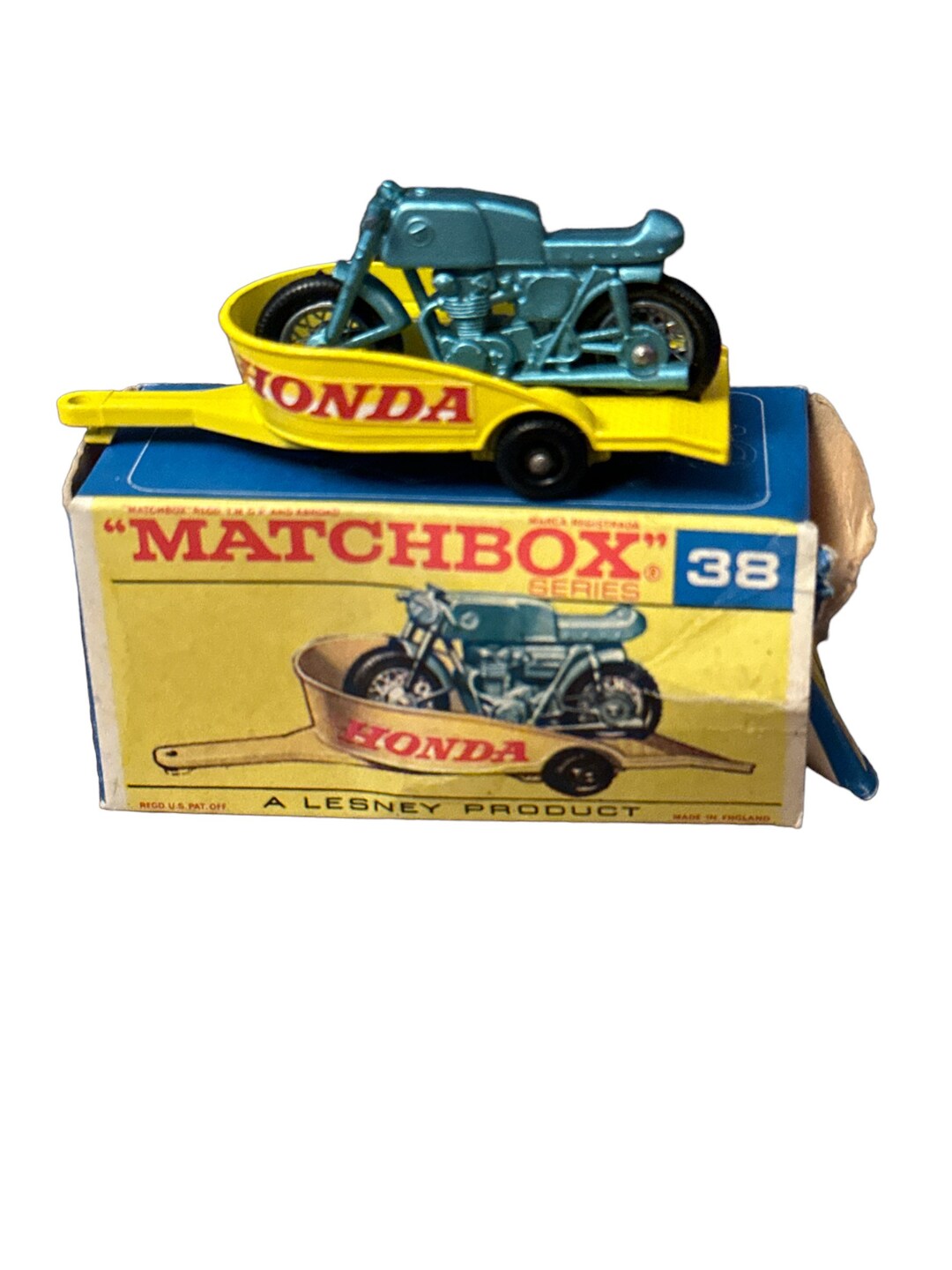 Vintage 1975 Matchbox Lesney England Honda GP Motorcycle Etsy
