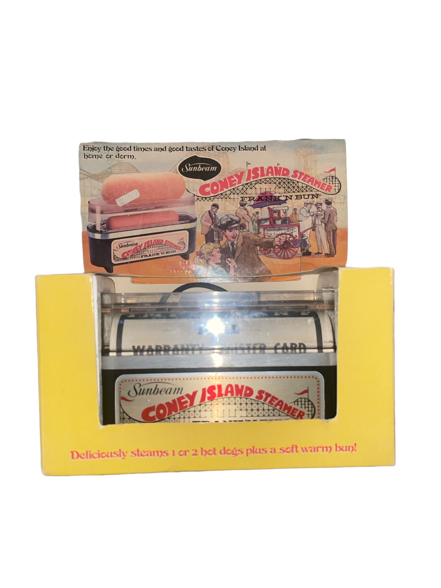 sunbeam coney island steamer frank n bun