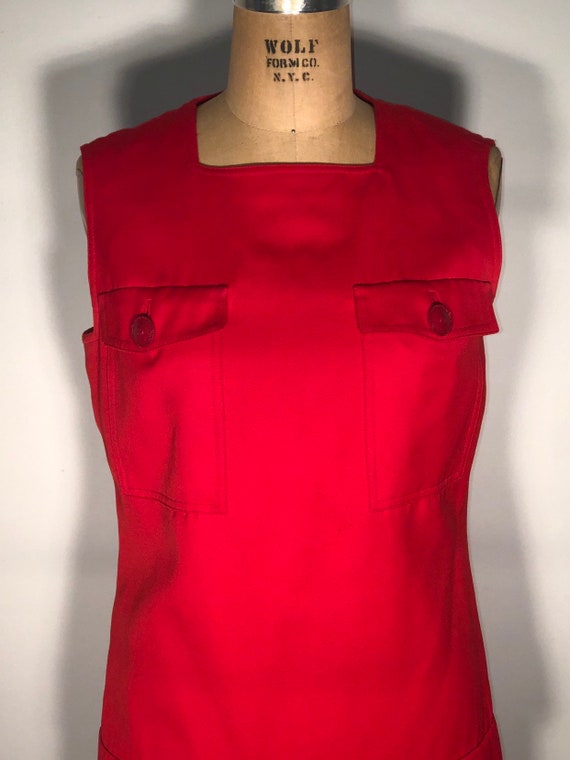 Vintage 90’s Gianna Versace Couture Red Pepper 4 … - image 2