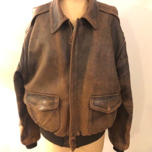 Air Force Airborne Leather Jacket - LT - Like New - Etsy Air Force Airborne Leather Jacket - LT - Like New - Etsy