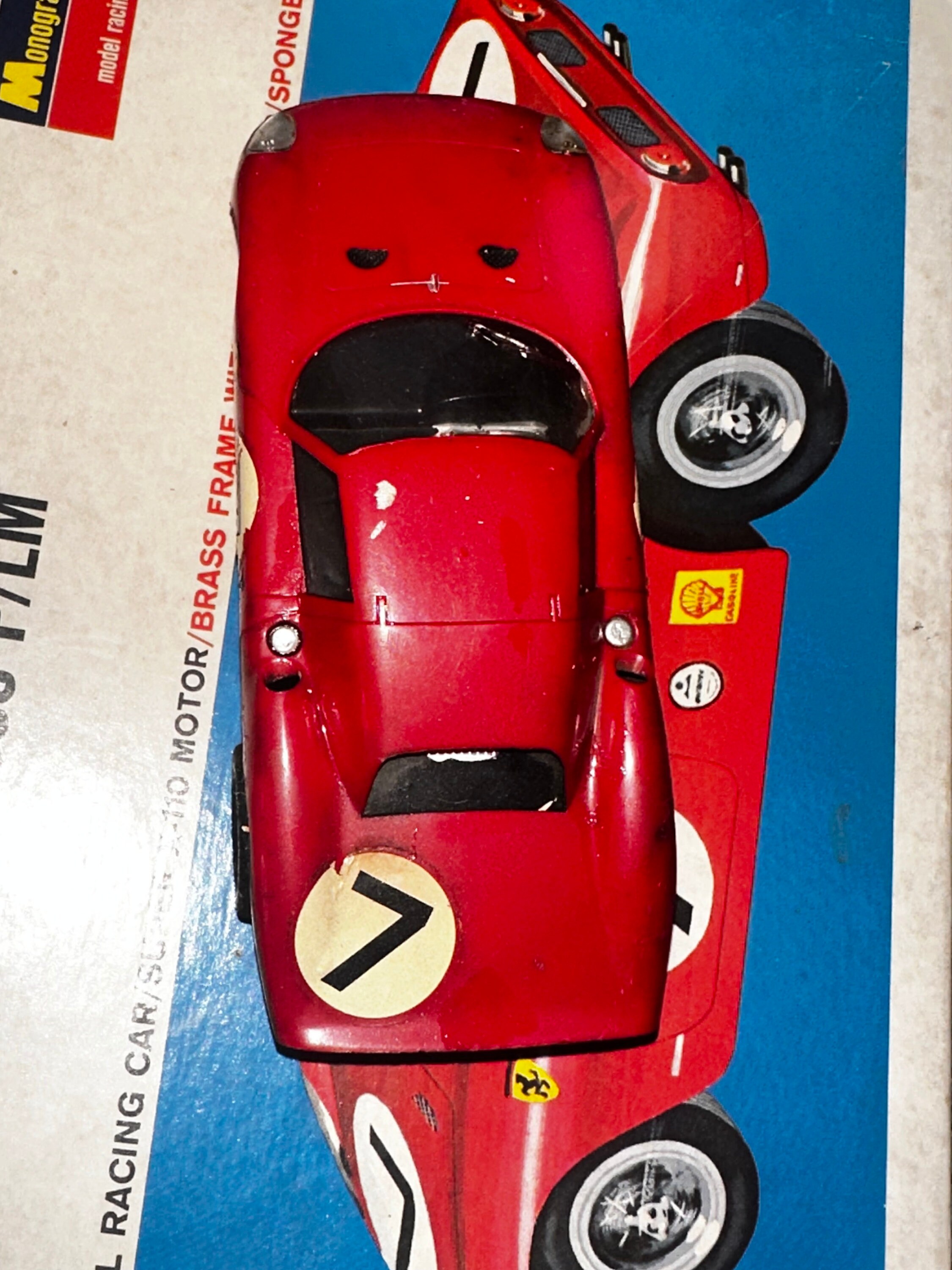 Vintage 1966 Monogram Ferrari 330 P LM 1 32 Model Racing Slot Car Super X 110 Motor Brass Frame Racing 7 Toy in Box Etsy