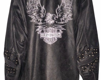 oiled leather jacket