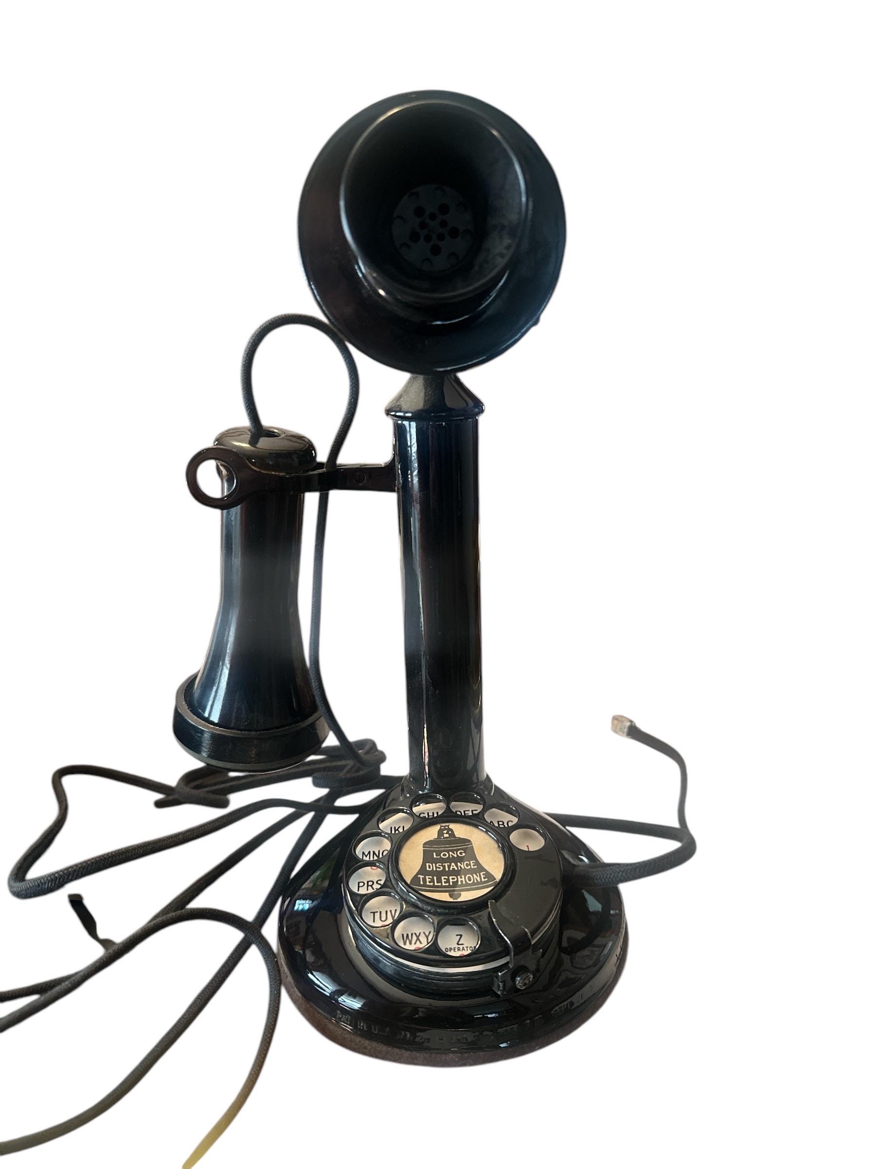 Vintage 1920's Pat Pending 1910 Western Electric Black