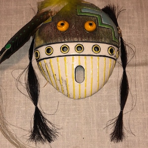 Vintage 1991 Austin REAL RIDER Pawnee Sioux Native American Raku Clay ...