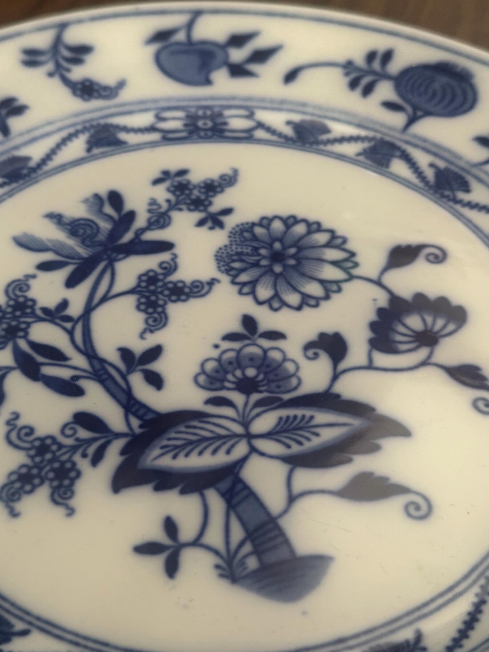 Vintage 30’s Meissen Blue Onion Dinner Plate Set of 3 Made in Germany ...