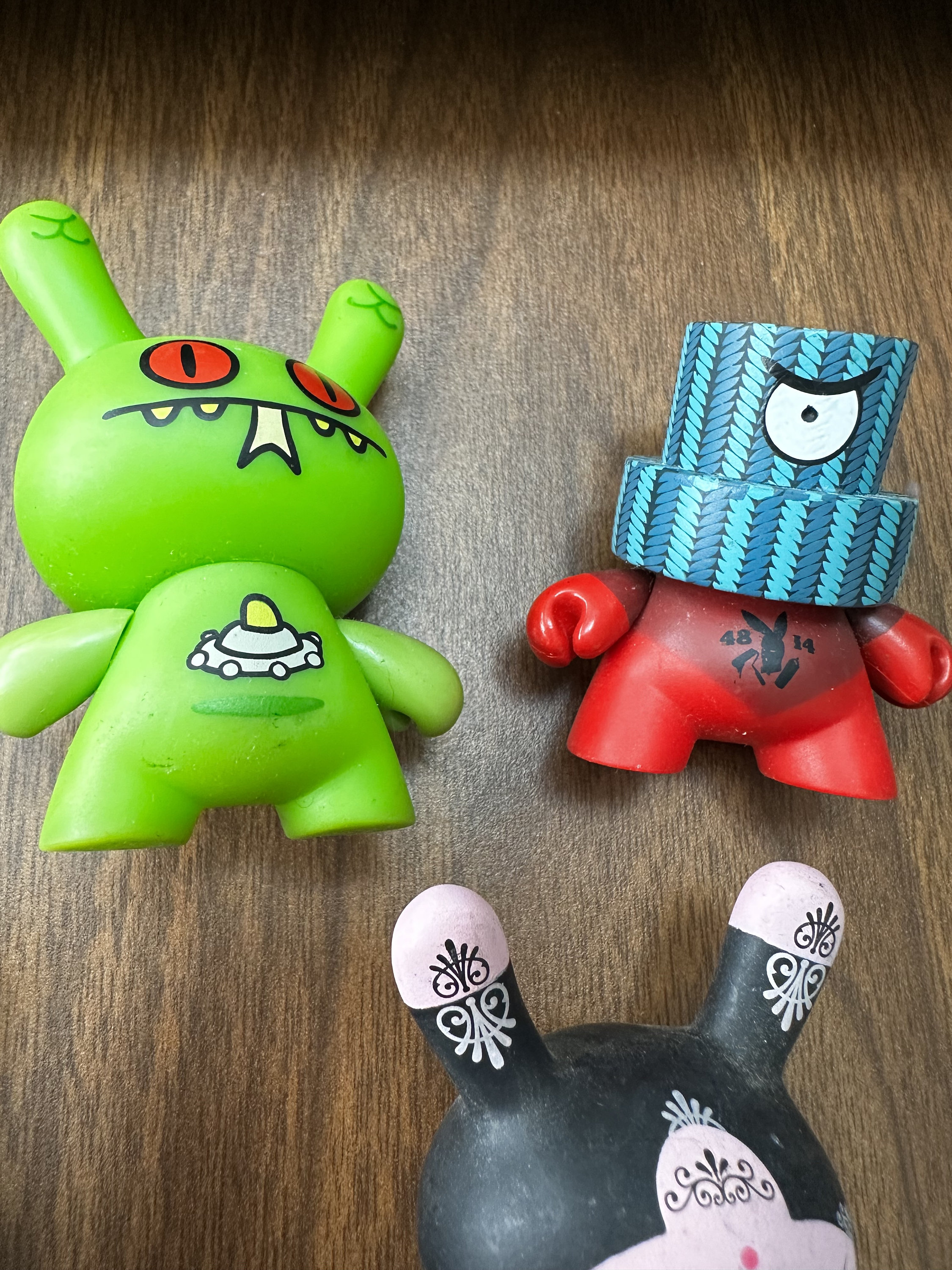 Vintage 2005 Kidrobot Dunny Series 2 Lot of 8 Filth Plumber 2