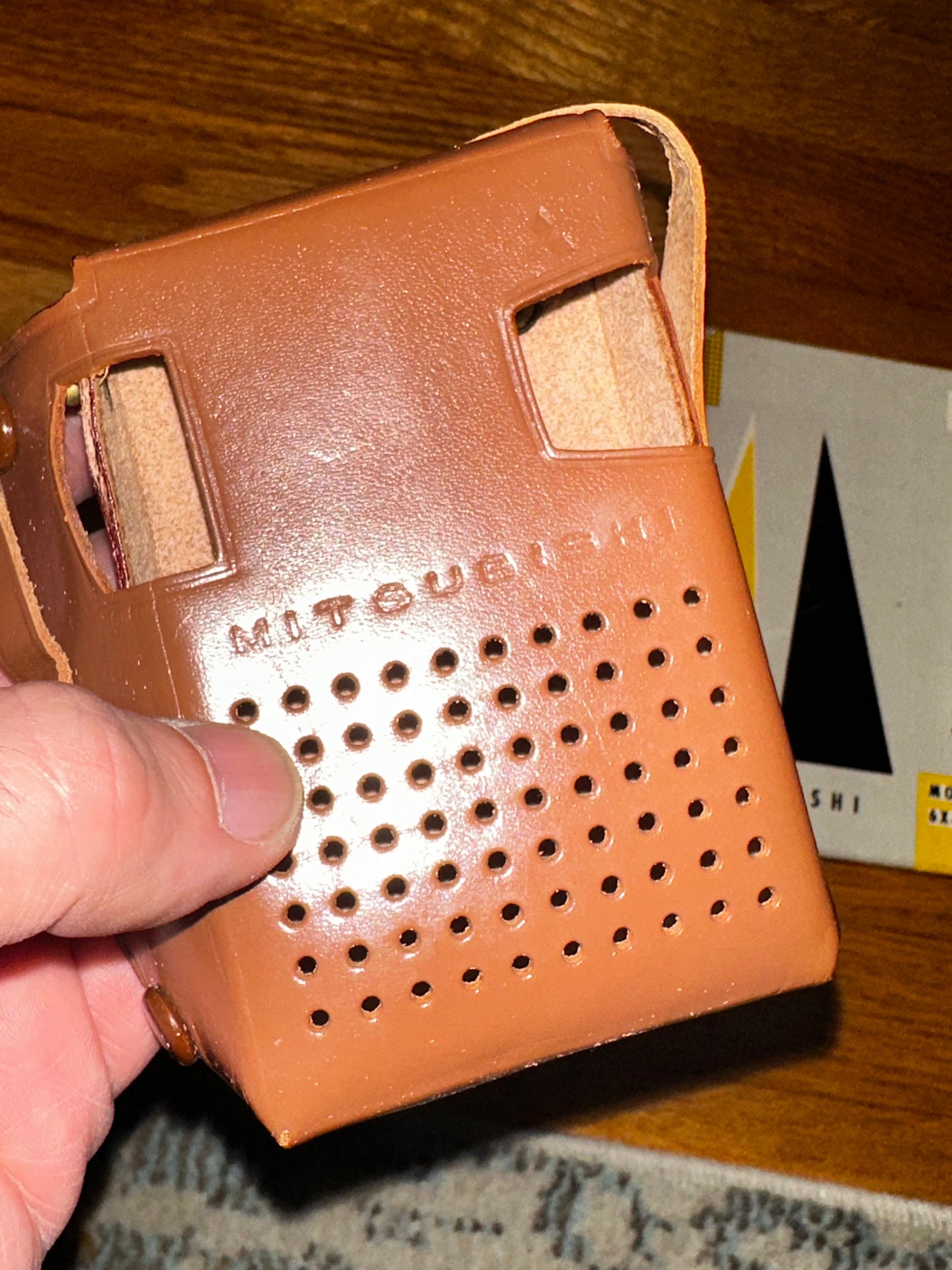 Vintage 60's Mitsubishi 6X-720 Transistor Radio Original Box