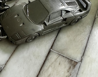 Vintage 90's Burago Ferrari F40 Metal Keychain Made in Italy - Etsy