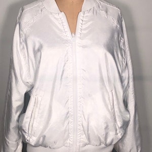 Vintage 80/90's Kaelin White Crazy Color Pattern Reversible Front Zip ...