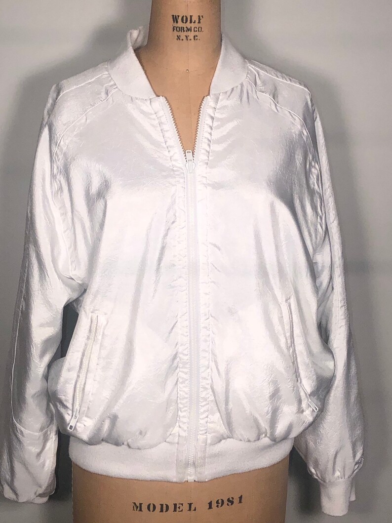 Vintage 80/90's Kaelin White Crazy Color Pattern Reversible Front Zip ...