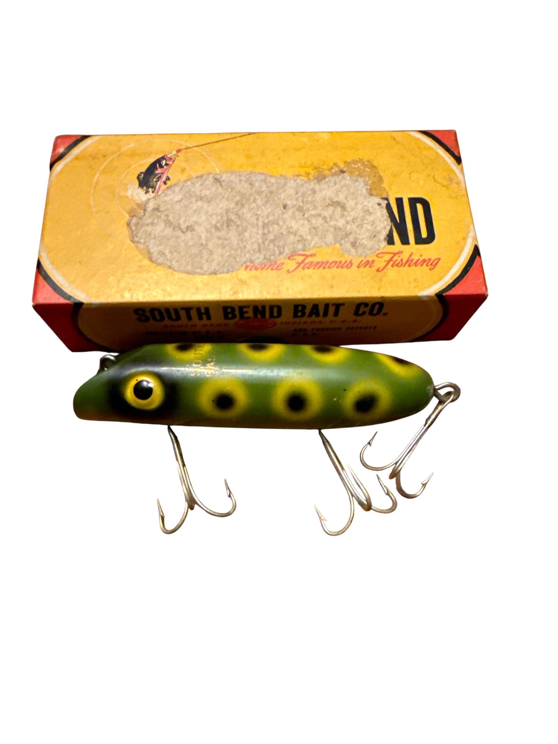 Ancienne Boîte à Leurres South Bend Bass-Oreno 973 – Indiana Vintage
