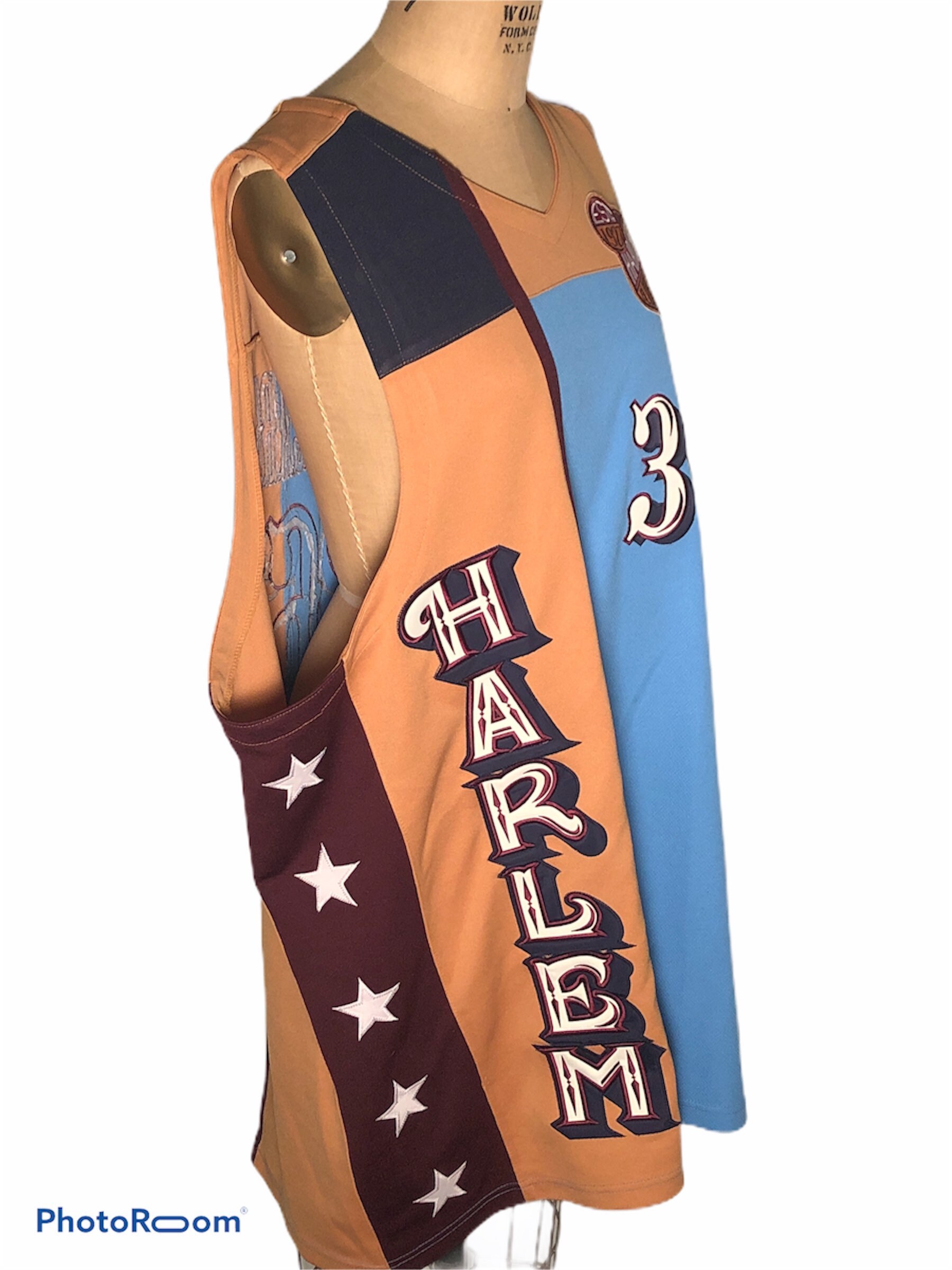 Harlem Globetrotters ユニフォーム L 36 Vintage Harlem Globetrotters Meadowlark Lemon #36 FUBU