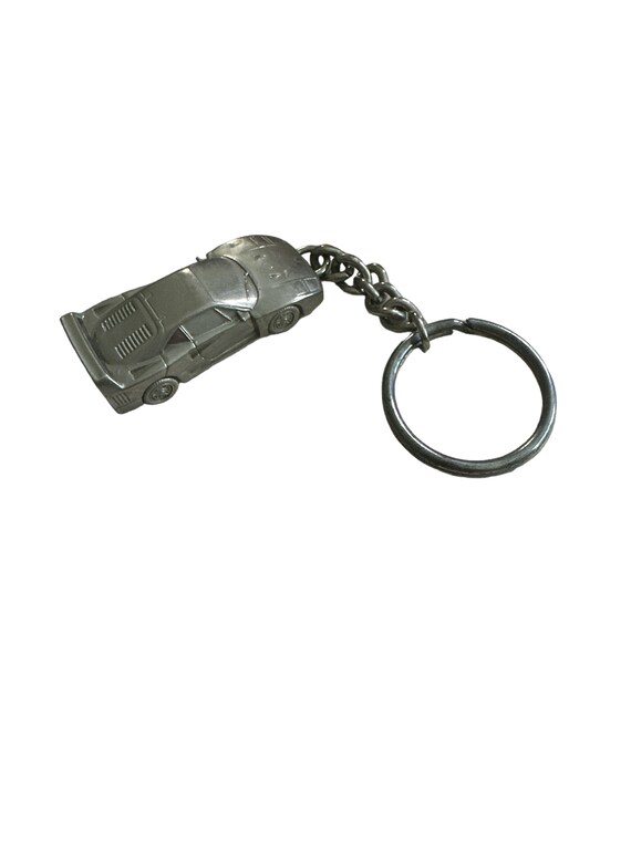 Vintage 90's Burago Ferrari F40 Metal Keychain Made in Italy - Etsy