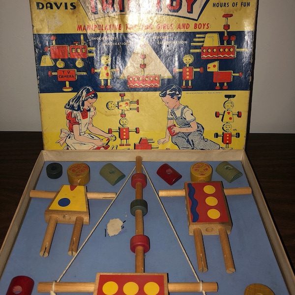 Vintage Tinker Toys Etsy