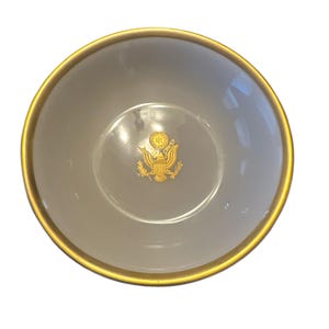 Vintage 90's Pickard Gold Painted Stamped Great Presidential