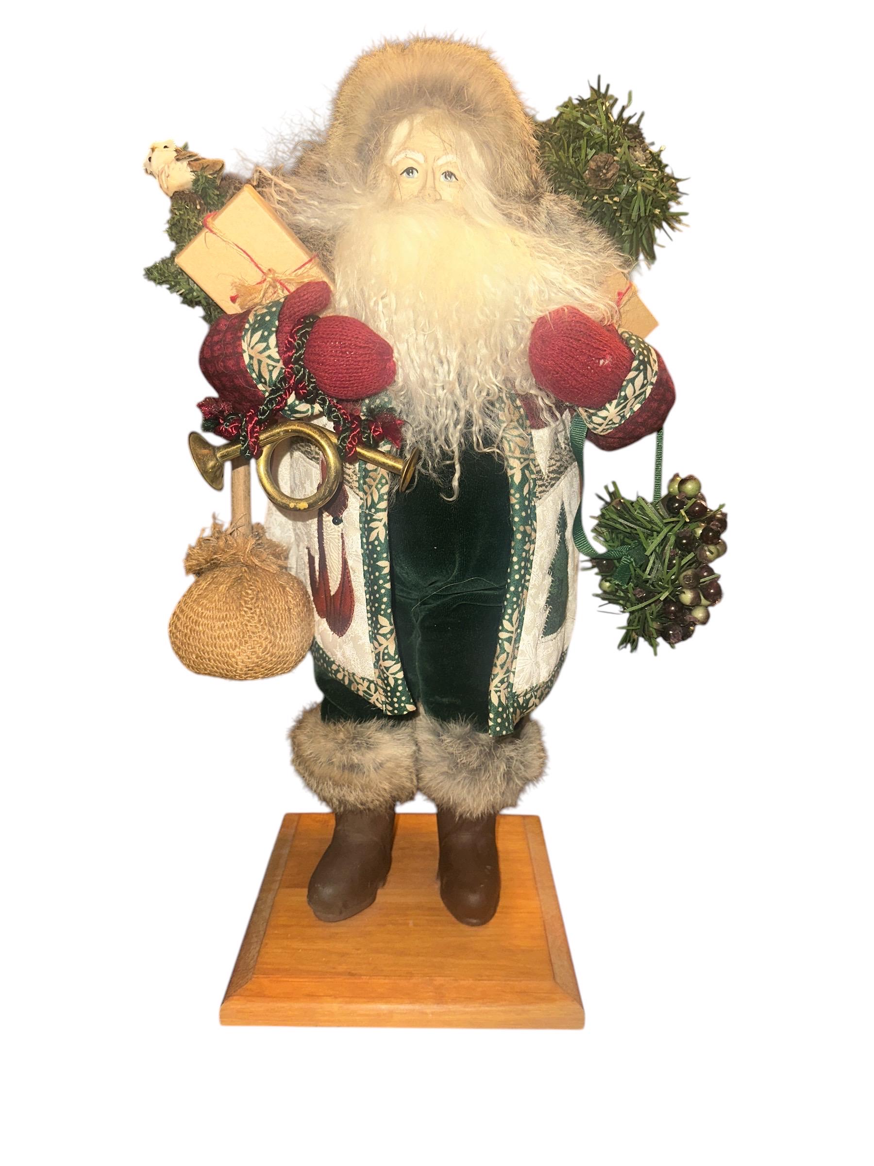LYNN HANEY COLLECTION 海外　アーティスト　サンタ　ドール Lynn Haney Musician Santa 1994 Retired Vintage 20” Signed | eBay