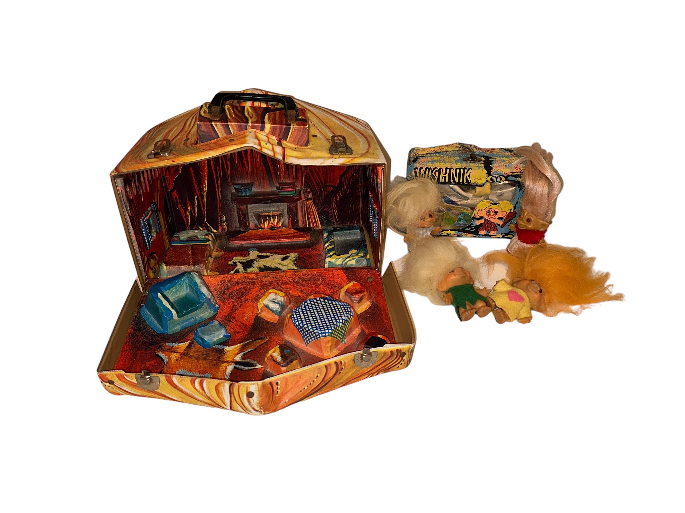 Vintage troll sales doll house