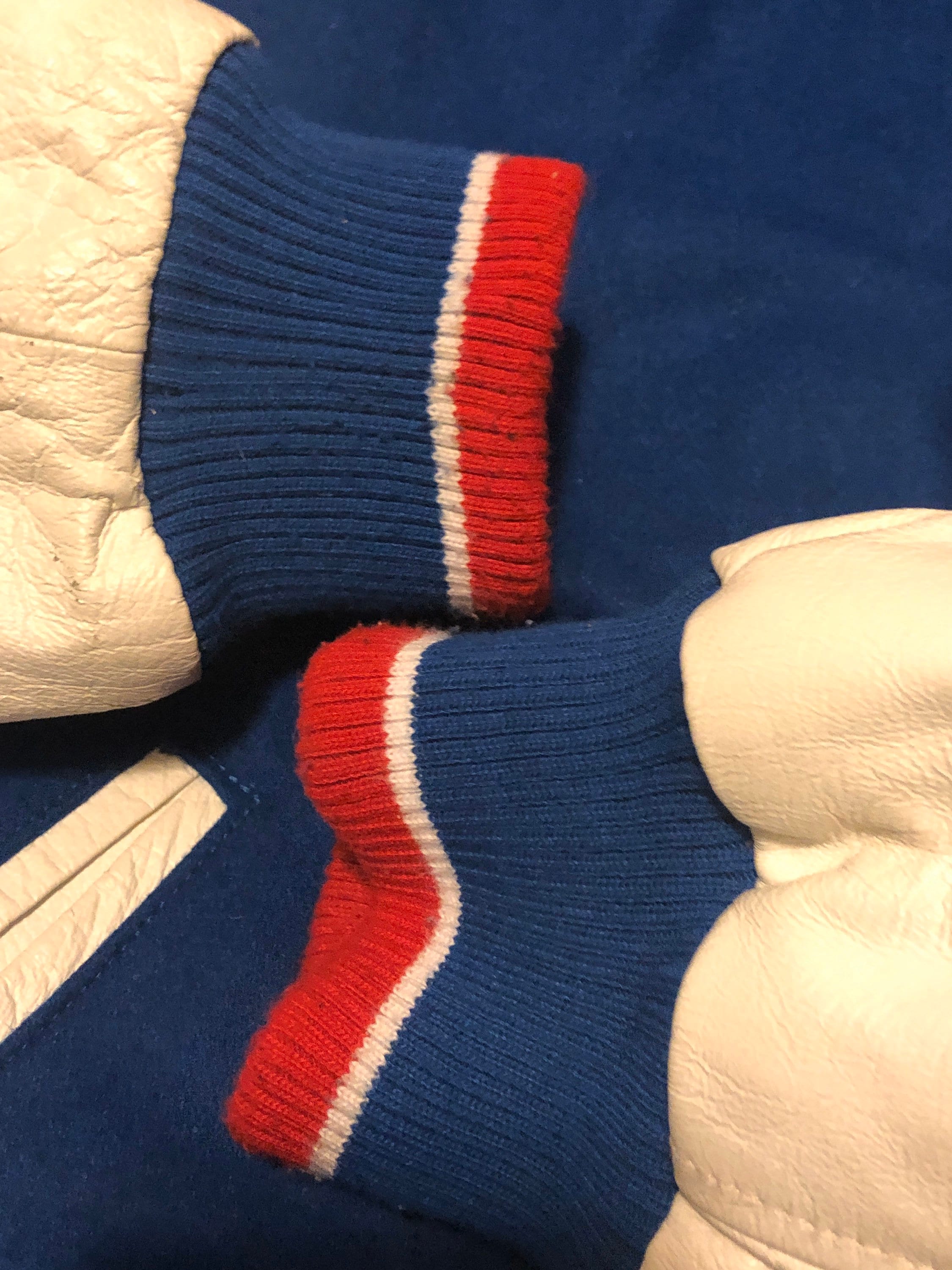 Vintage Carl Banks G-III MLB Major League Baseball Wool Leather