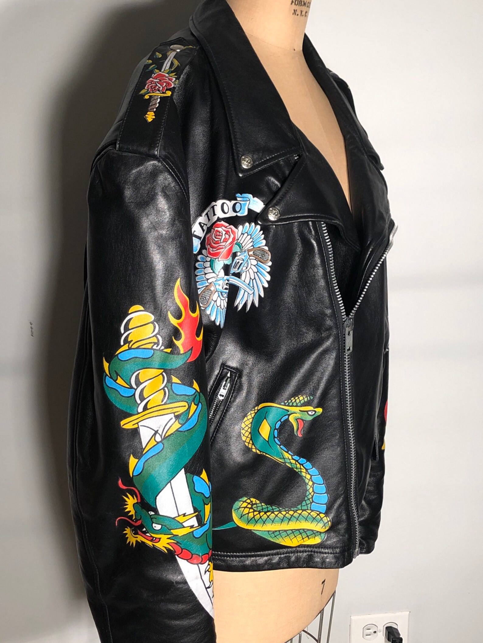 Vintage 80/90's Andrew Dice Clay Style Til Death Do Us Part Tattoo