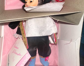 Vintage 90’s Madame Alexander Captain Hook 470 Storybook Doll In Original Box New Old Stock 8”