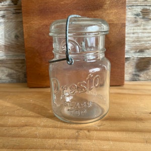 Vintage Presto Pint Glass Canning Jar