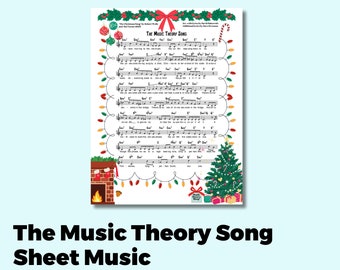 The Music Theory Song - Sheet Music PDF | Christmas Song