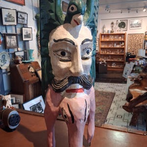 Vintage Mexican Guerrero folk art mask