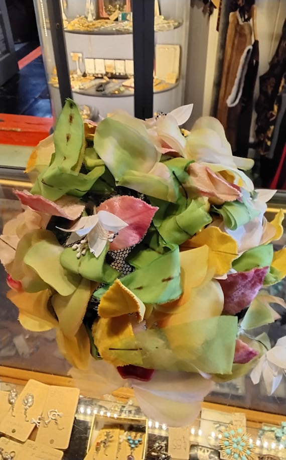 Vintage Christian Dior Chapeaux Floral hat