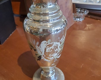 Antique Mercury Glass vase