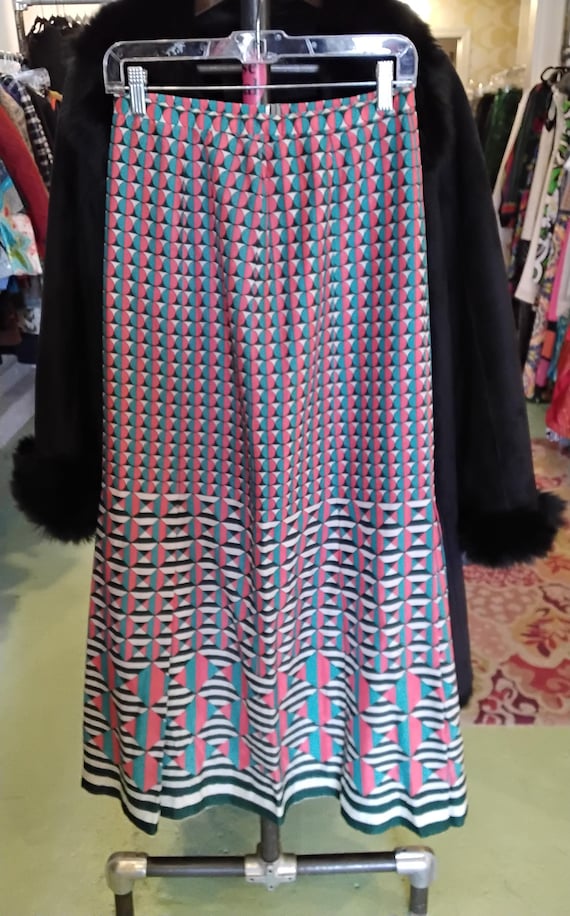 Vintage Maxi pleated skirt