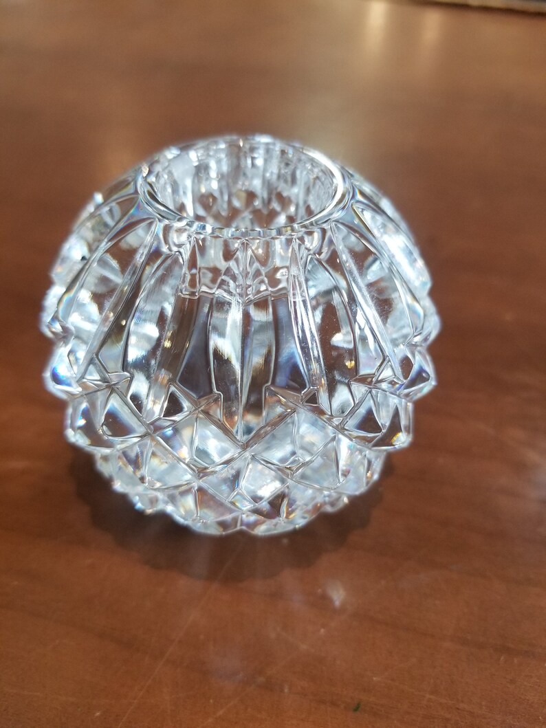 Waterford Crystal Ball Candle Holders Etsy