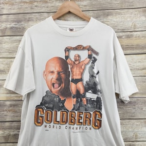 Goldberg WCW Wrestling Vintage 1998 Oneita Hip Hop Shirt Adult Size XL USA