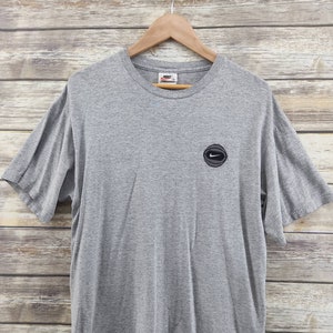Nike Sportswear Vintage 90s Basketball Heather Gray T Shirt Size Medium M USA