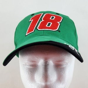 Bobby Labonte Hat Strapback Nascar Vintage 90s Winners Circle Wool #18 Dad Cap | Deadstock Auto Racing Memorabilia