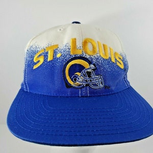St Louis Rams Los Angeles Vintage 90s NFL Graffiti HTF Snapback Cap Hat