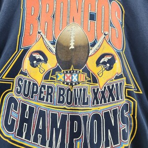 Denver Broncos Vintage 1997 Starter Superbowl Champions XXXII 32 Shirt Adult XXL Vtg 90s NFL Football John Elway image 3